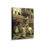 Street Scene In India - Wall Canvas