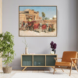 A Wedding Procession - FLOATING FRAME