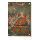 Lama Engaged In Ritual - Acrylic Wall Photo