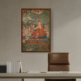 Picasoul - Artist - Lama Engaged In Ritual - Framed Canvas