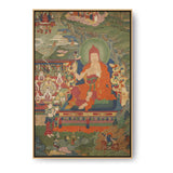 Lama Engaged In Ritual - FLOATING FRAME