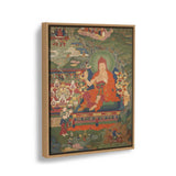 Lama Engaged In Ritual - FLOATING FRAME