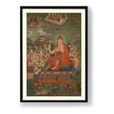 Lama Engaged In Ritual - WALL MOUNT FRAME