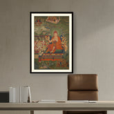 Picasoul - Artist - Lama Engaged In Ritual - WALL MOUNT FRAME