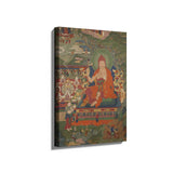 Lama Engaged In Ritual - Wall Canvas