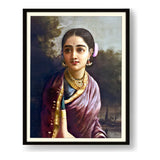 Radha In The Moonlight - WALL MOUNT FRAME