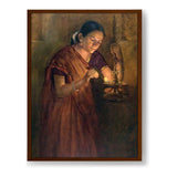 The Divine Flame - Framed Canvas