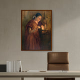 Picasoul - Artist - The Divine Flame - Framed Canvas