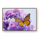 A Bunch Of Butterflies - Floating Framed Canvas