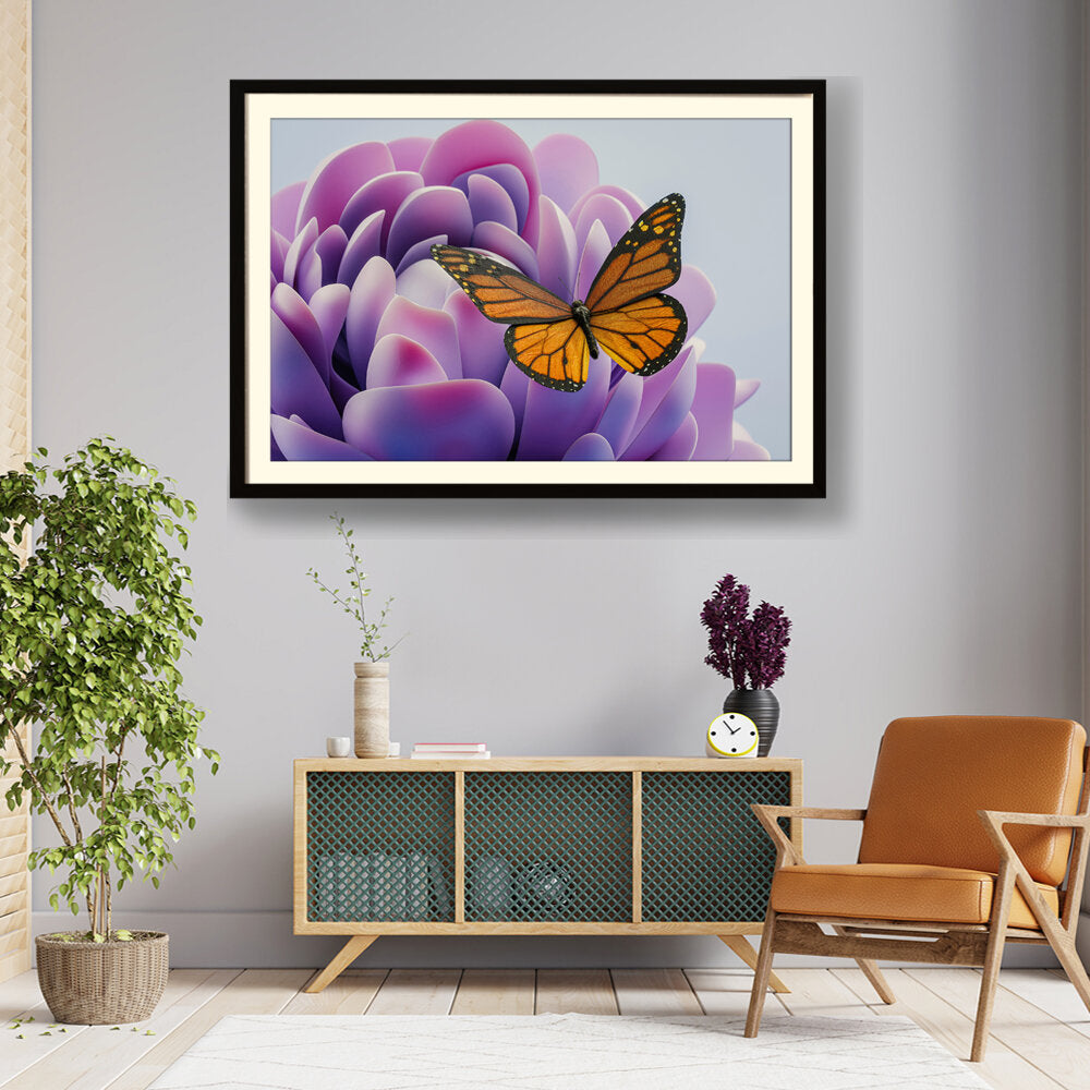 Picasoul - Artist - A Bunch Of Butterflies - Framed Wall Art