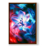A Close Up Of A Flower - Framed Canvas
