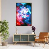 Picasoul - Artist - A Close Up Of A Flower - Floating Framed Canvas