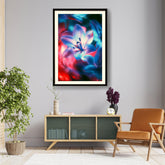 Picasoul - Artist - A Close Up Of A Flower - Framed Wall Art