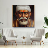 Sai-Baba-Ai Art - FLOATING FRAME