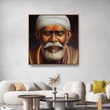 Sai-Baba-Ai Art - FLOATING FRAME