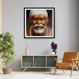 Sai-Baba-Ai Art - WALL MOUNT FRAME