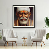 Sai-Baba-Ai Art - WALL MOUNT FRAME