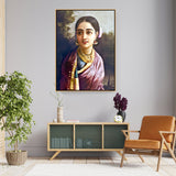 Radha-moonlight - FLOATING FRAME