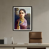 Artist10 - Art - Radha-moonlight - WALL MOUNT FRAME