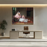 Girl In Muslin Francesco Ren - FLOATING FRAME