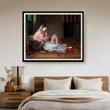Girl In Muslin Francesco Ren - WALL MOUNT FRAME