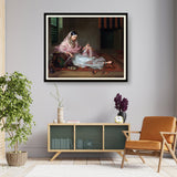 Girl In Muslin Francesco Ren - WALL MOUNT FRAME
