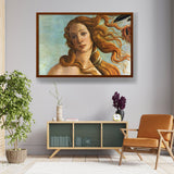 The Birth Of Venus - Framed Canvas