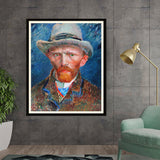 026_VanGogh_Self_Portrait - WALL MOUNT FRAME