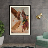 Artist10 - Art - Jatayu Ravan Sita_RRV - WALL MOUNT FRAME