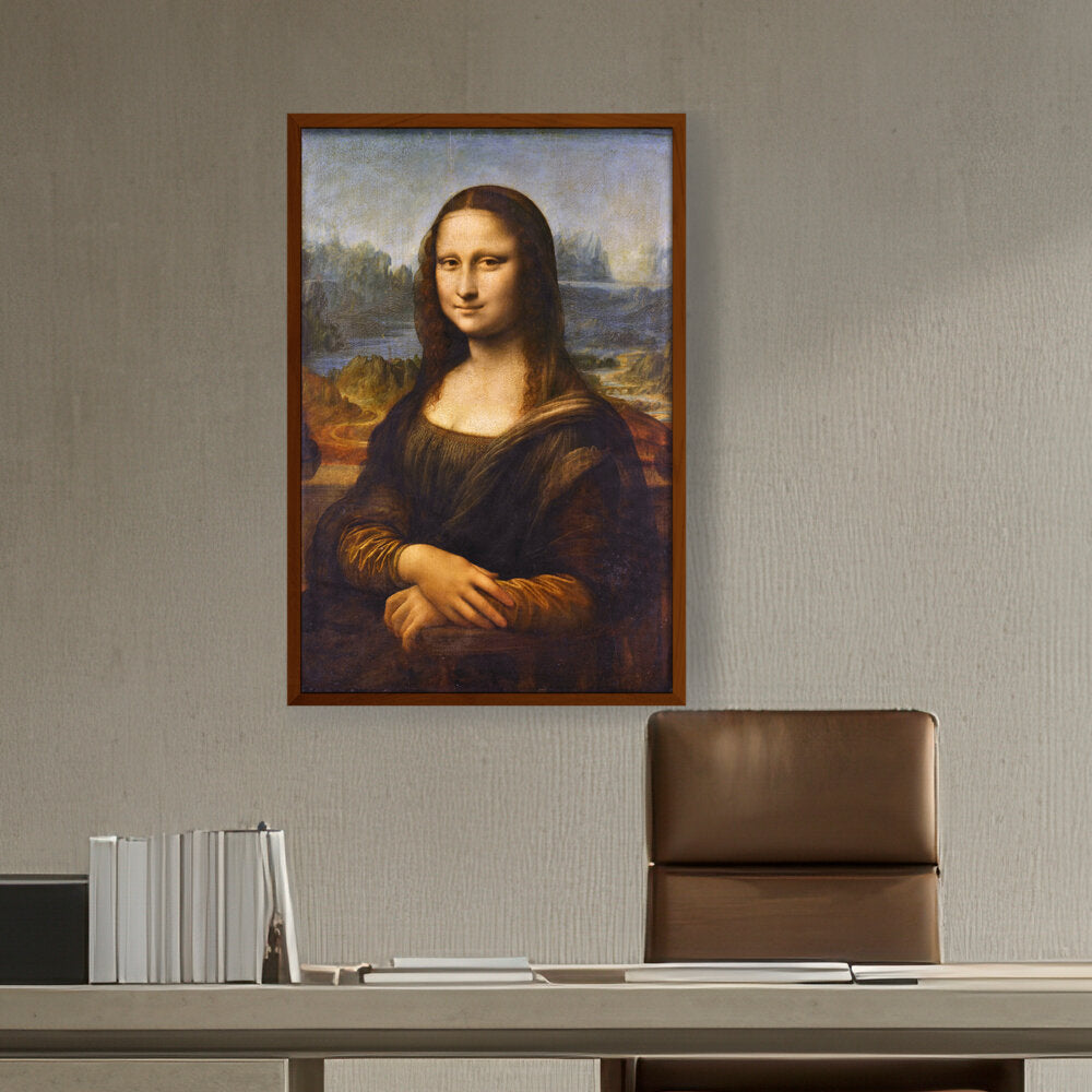 Artist1 - Art - Mona Lisa - Framed Canvas