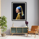 The Girl With A Pearl Earring - WALL MOUNT FRAME