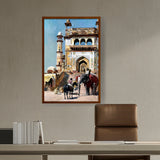 Before_the_Great_Mosque_Mathur - Framed Canvas