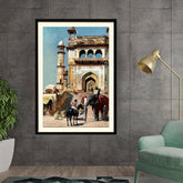 Artist10 - Art - Before_the_Great_Mosque_Mathur - WALL MOUNT FRAME