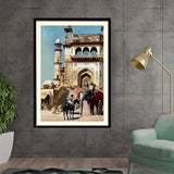 Artist10 - Art - Before_the_Great_Mosque_Mathur - WALL MOUNT FRAME
