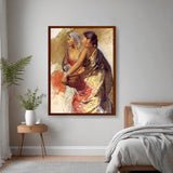 Sketch Two Nautch Girls - Framed Canvas
