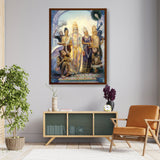 Seetharamalakshmanahanuman - Framed Canvas