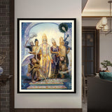 Seetharamalakshmanahanuman - WALL MOUNT FRAME