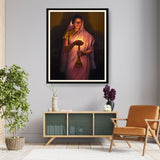 Lady_with_The_Lamp - WALL MOUNT FRAME