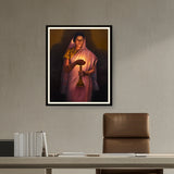 Lady_with_The_Lamp - WALL MOUNT FRAME
