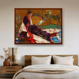 Kimono2 - Framed Canvas