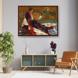 Kimono2 - Framed Canvas