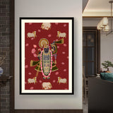 ShrinathJiPichwai_Cows - WALL MOUNT FRAME