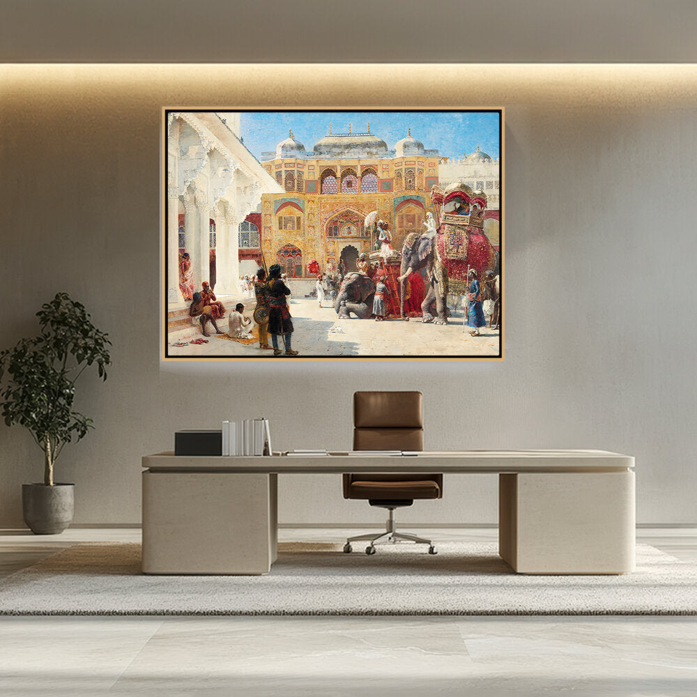 Artist10 - Art - The-arrival-of-prince-humbert- - FLOATING FRAME