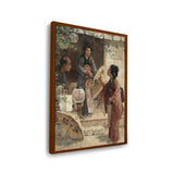 The-cleveland-museum-of-art-BG - Framed Canvas