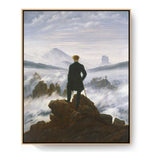 The Wanderer Above The Mists - FLOATING FRAME