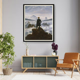 The Wanderer Above The Mists - WALL MOUNT FRAME