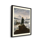 The Wanderer Above The Mists - WALL MOUNT FRAME