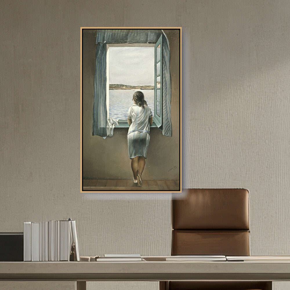 Artist1 - Art - Girl At The Window - FLOATING FRAME