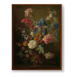 Vase Of Flowers - Framed Canvas