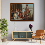 Alexander, Campaspe In Studio - Framed Canvas